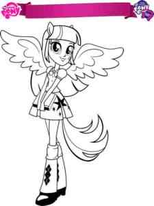 Equestria Girls 47 coloring page