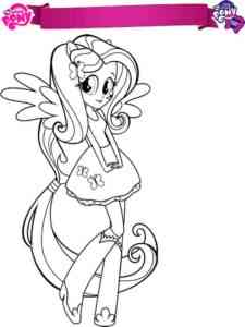 Equestria Girls 49 coloring page