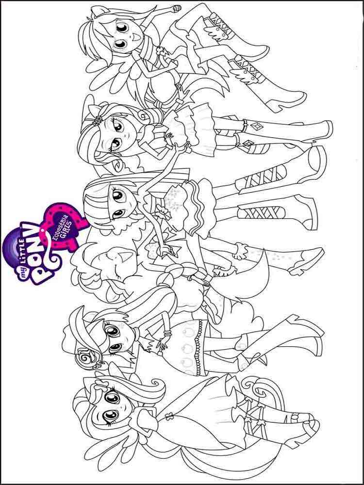 Equestria Girls 65 coloring page