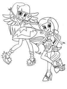 Equestria Girls 67 coloring page
