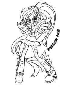 Equestria Girls 69 coloring page