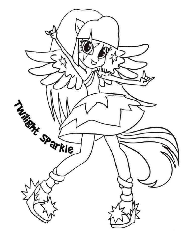 Equestria Girls 73 coloring page