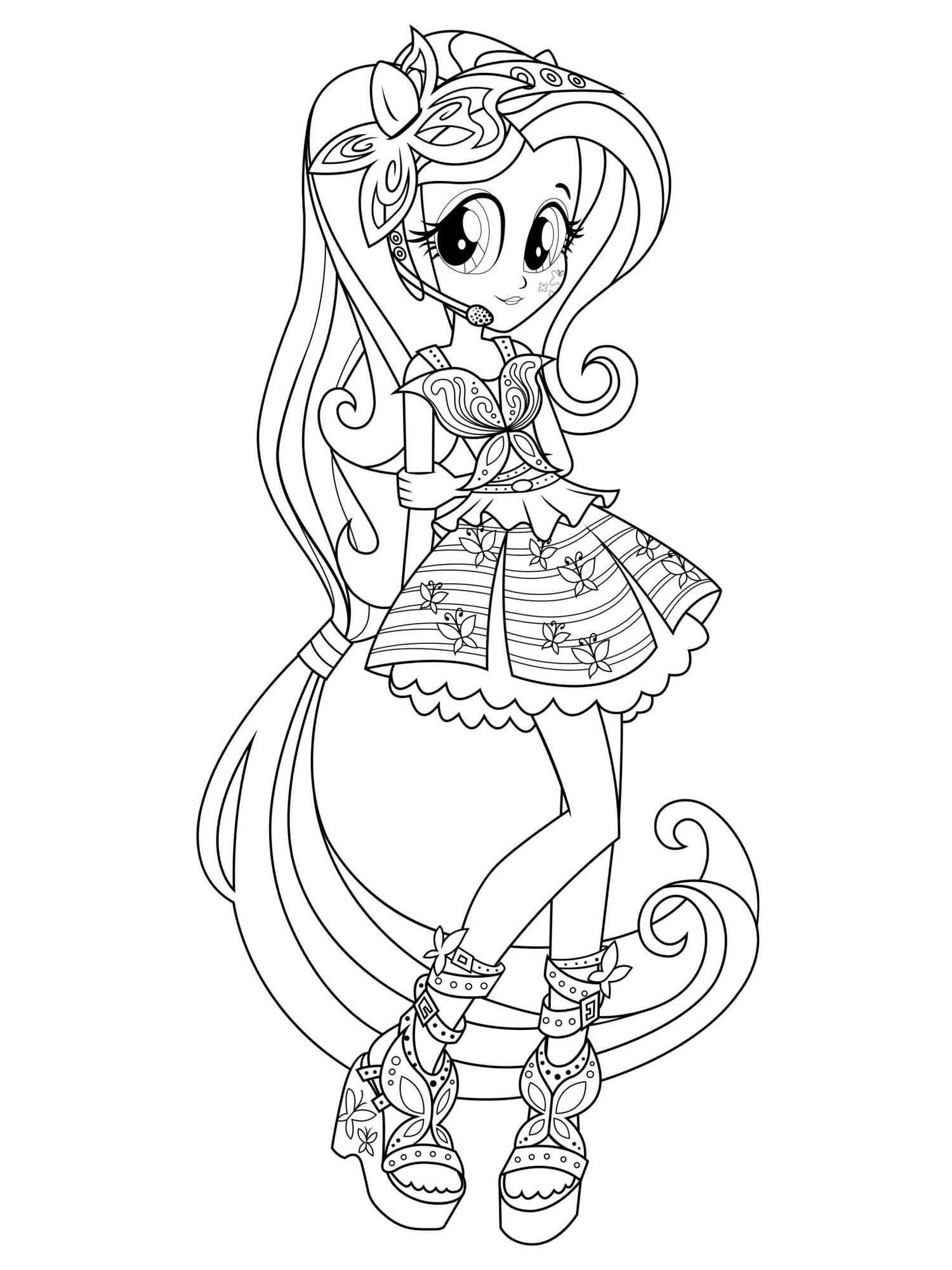 Equestria Girls 8 coloring page