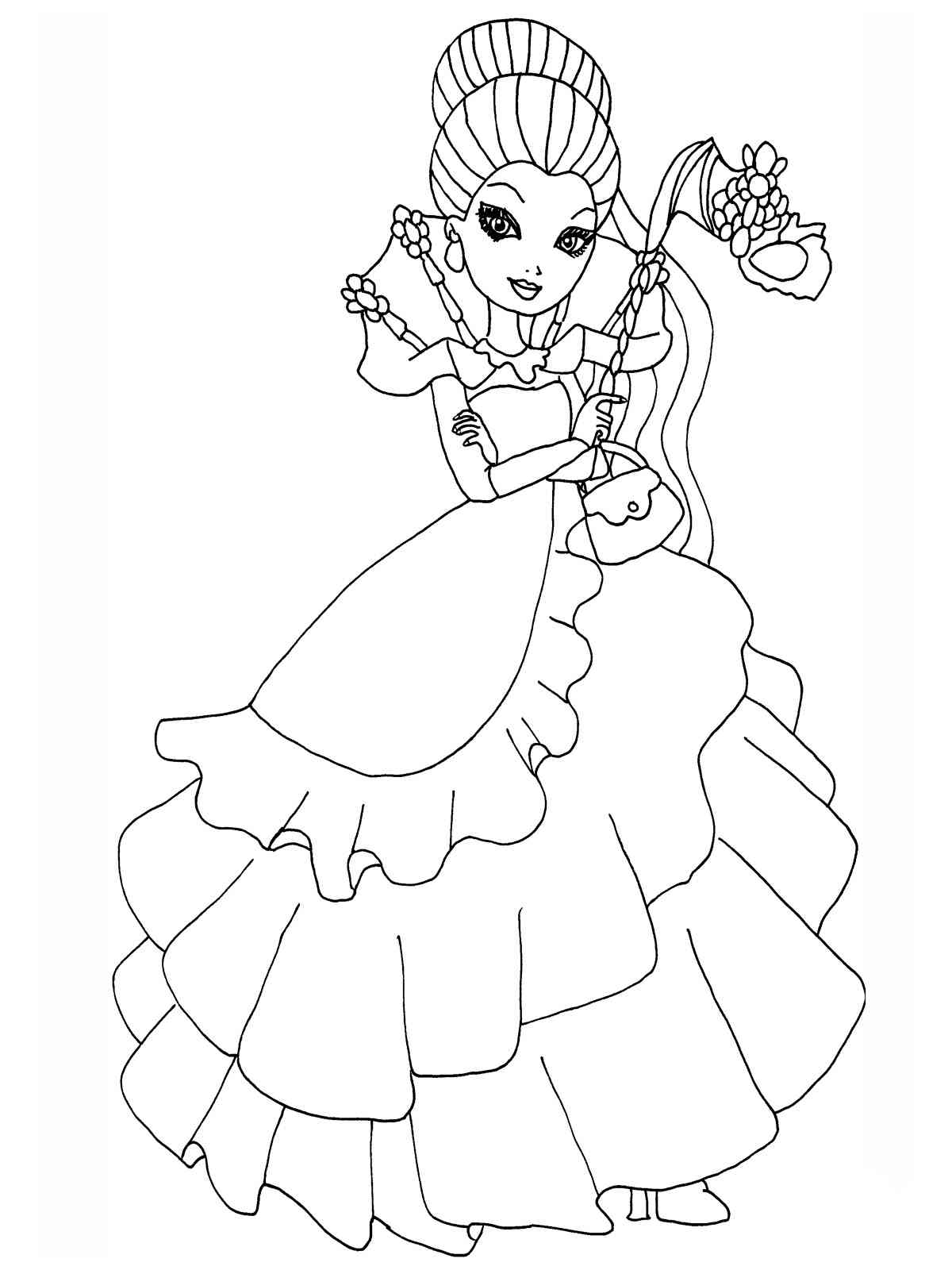 Ever After High 10 coloring page