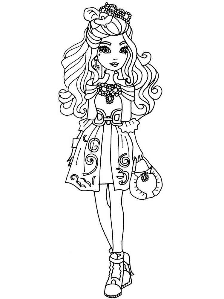 Ever After High 14 coloring page