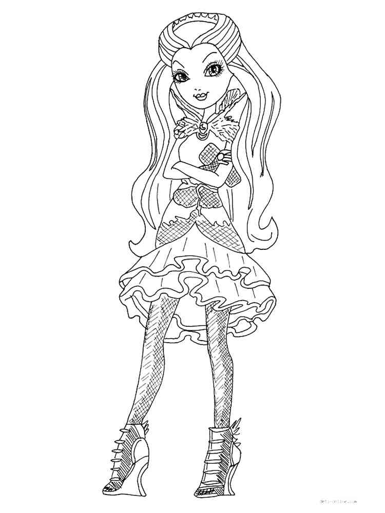Ever After High 16 coloring page
