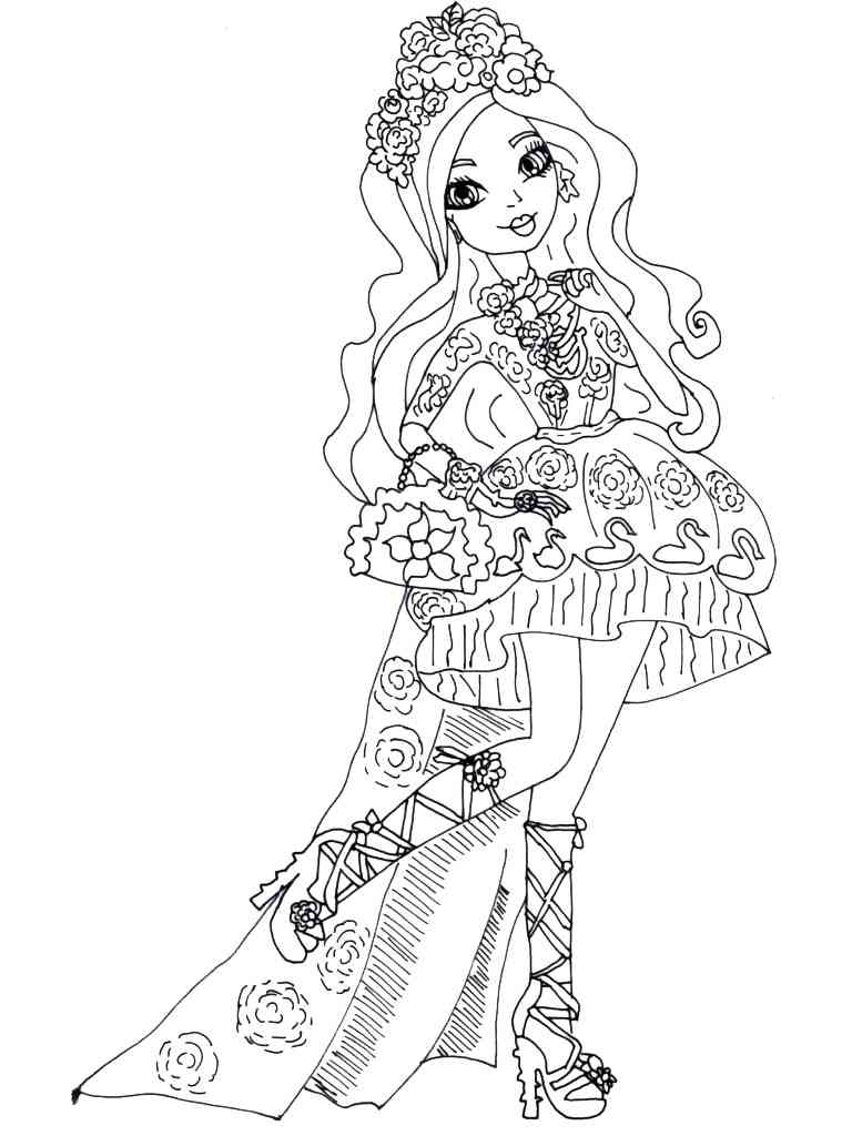 Ever After High 19 coloring page