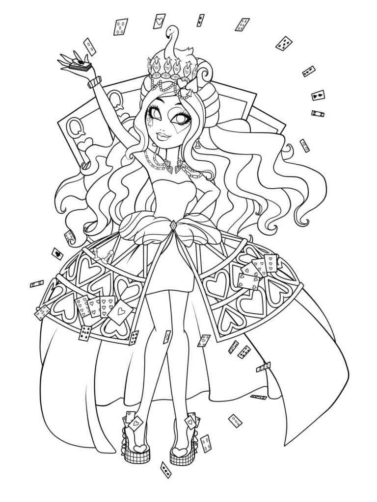 Ever After High 22 coloring page