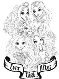 Ever After High 23 coloring page