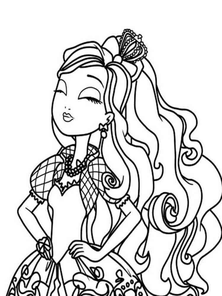 Ever After High 25 coloring page