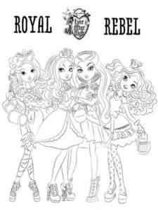 Ever After High 34 coloring page