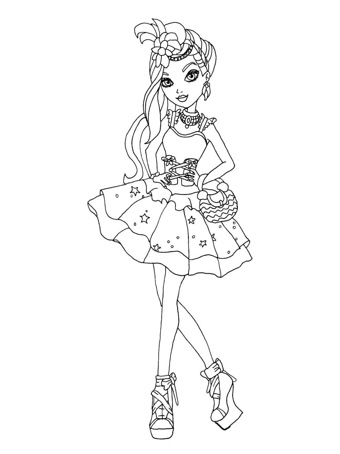 Ever After High 7 coloring page