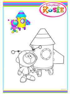 Everything’s Rosie 1 coloring page
