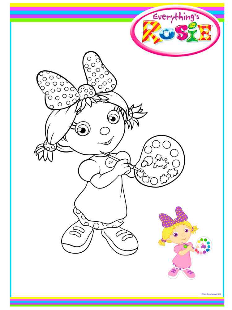 Everything’s Rosie 2 coloring page