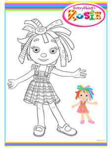 Everything’s Rosie 3 coloring page