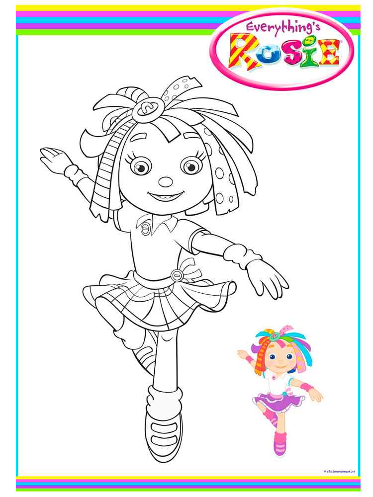 Everything’s Rosie 4 coloring page