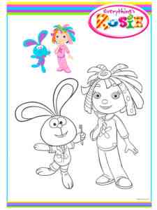 Everything’s Rosie 6 coloring page
