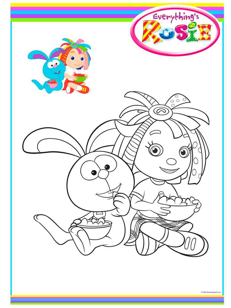 Everything’s Rosie 7 coloring page