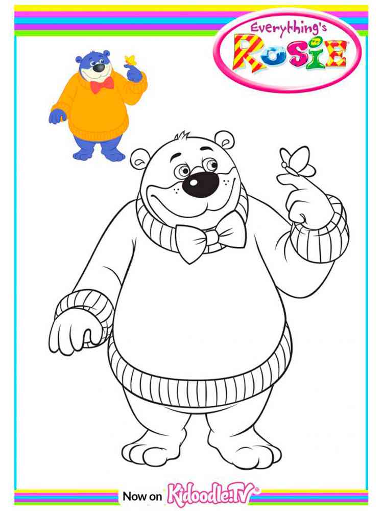 Everything’s Rosie 8 coloring page