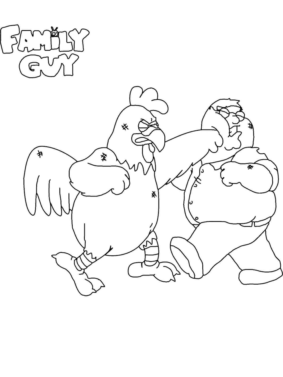 Family Guy 20 coloring page
