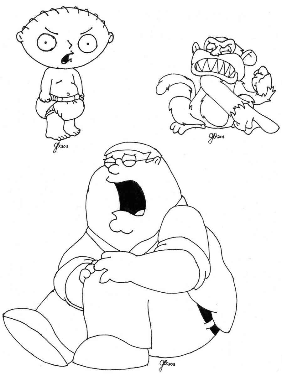 Family Guy 34 coloring page