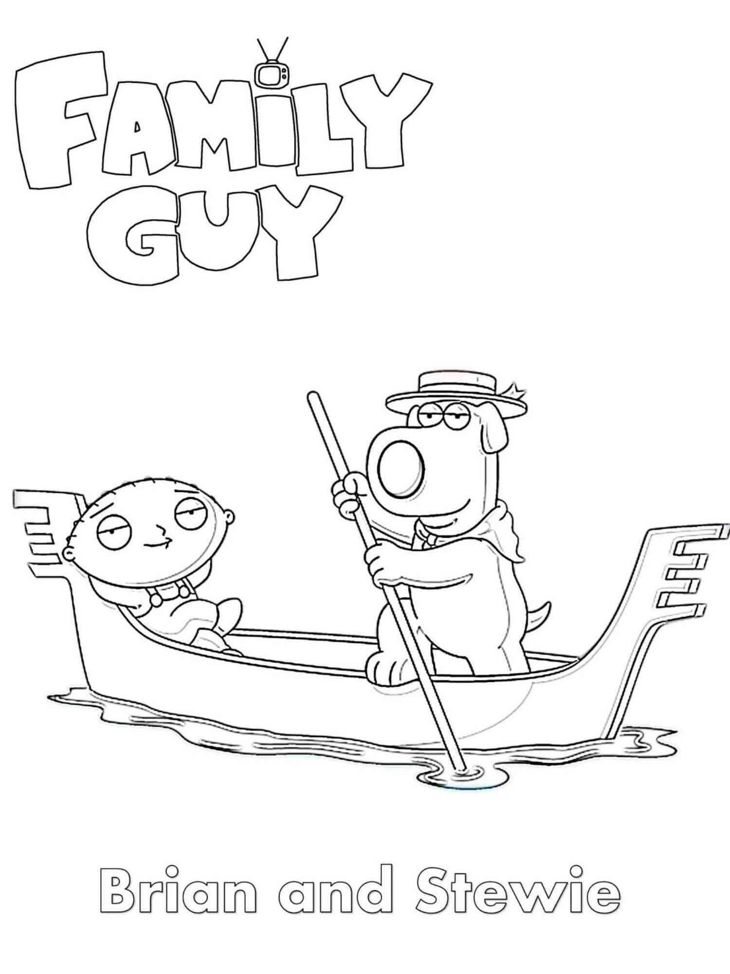 Family Guy 9 coloring page