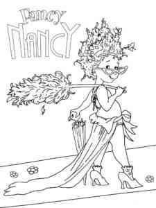 Fancy Nancy 10 coloring page