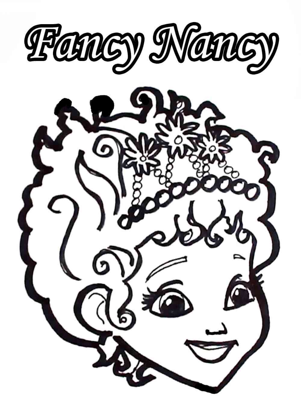 Fancy Nancy 19 coloring page