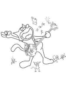 Felix The Cat 11 coloring page
