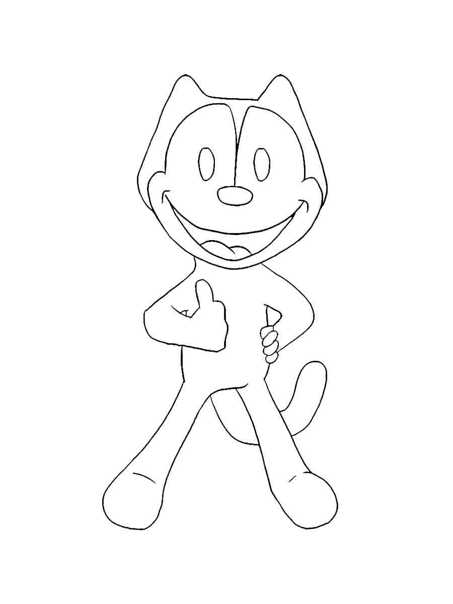 Felix The Cat 13 coloring page