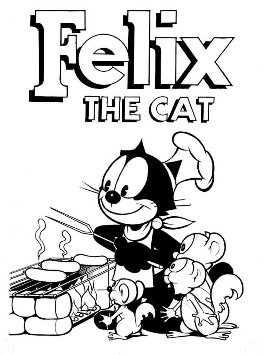 Felix The Cat 2 coloring page