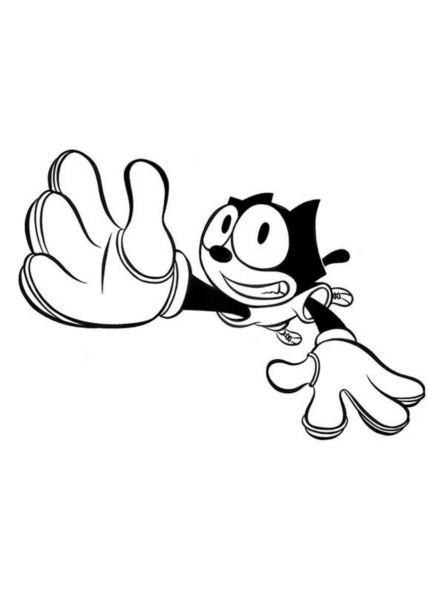 Felix The Cat 3 coloring page