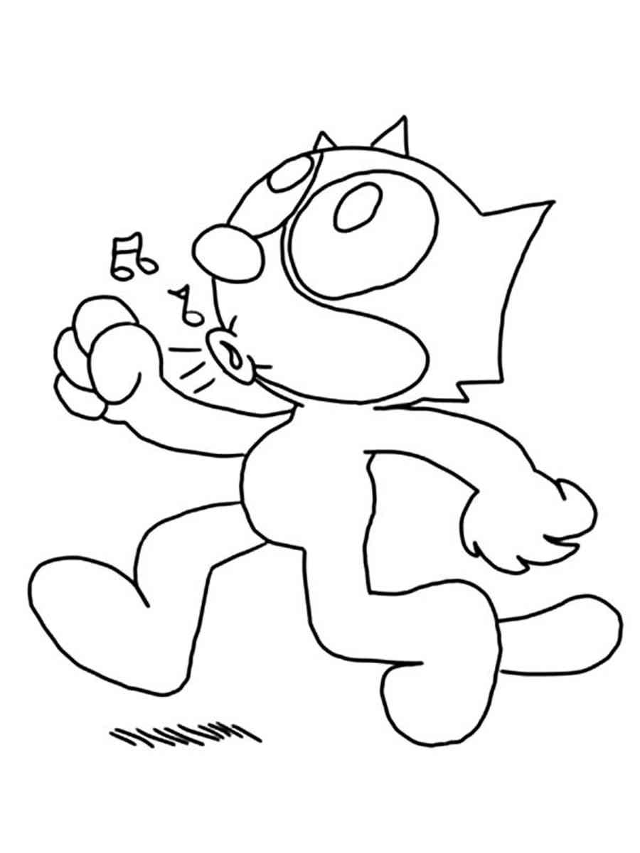 Felix The Cat 4 coloring page