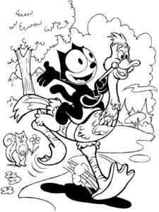 Felix The Cat 7 coloring page