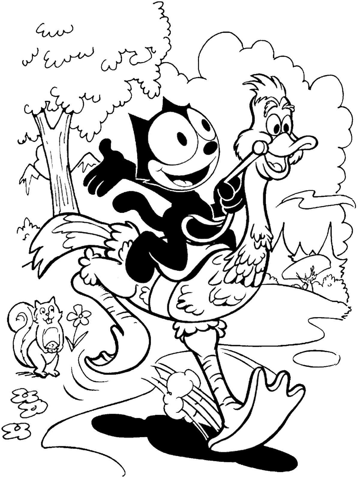 Felix The Cat 7 coloring page