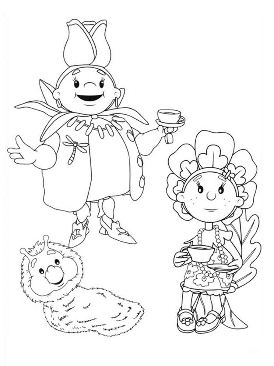 Fifi and the Flowertots 13 coloring page