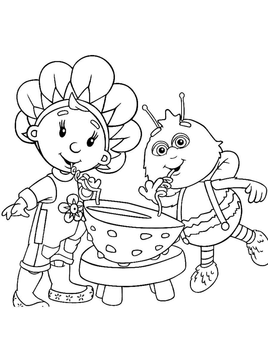 Fifi and the Flowertots 18 coloring page
