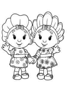 Fifi and the Flowertots 3 coloring page