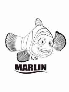 Marlin from Finding Dory coloring page