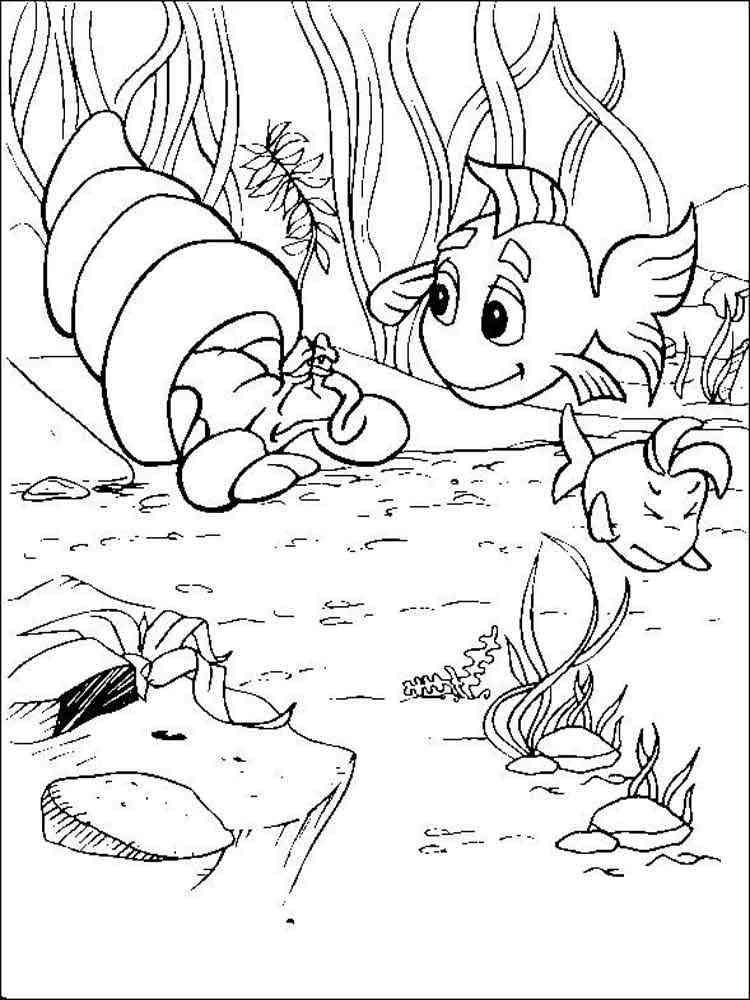 Finding Nemo 10 coloring page