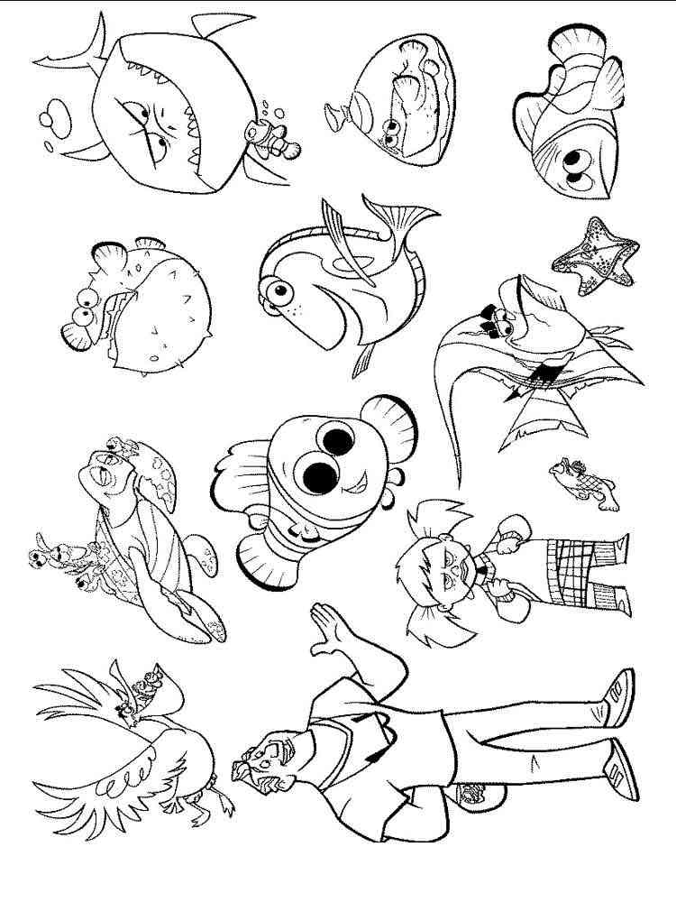 Finding Nemo 11 coloring page