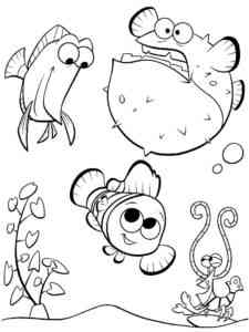 Finding Nemo 5 coloring page