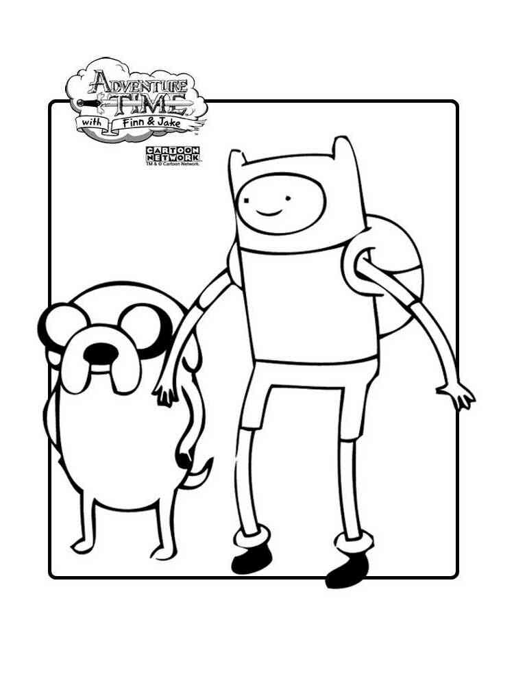 Finn & Jake 3 coloring page