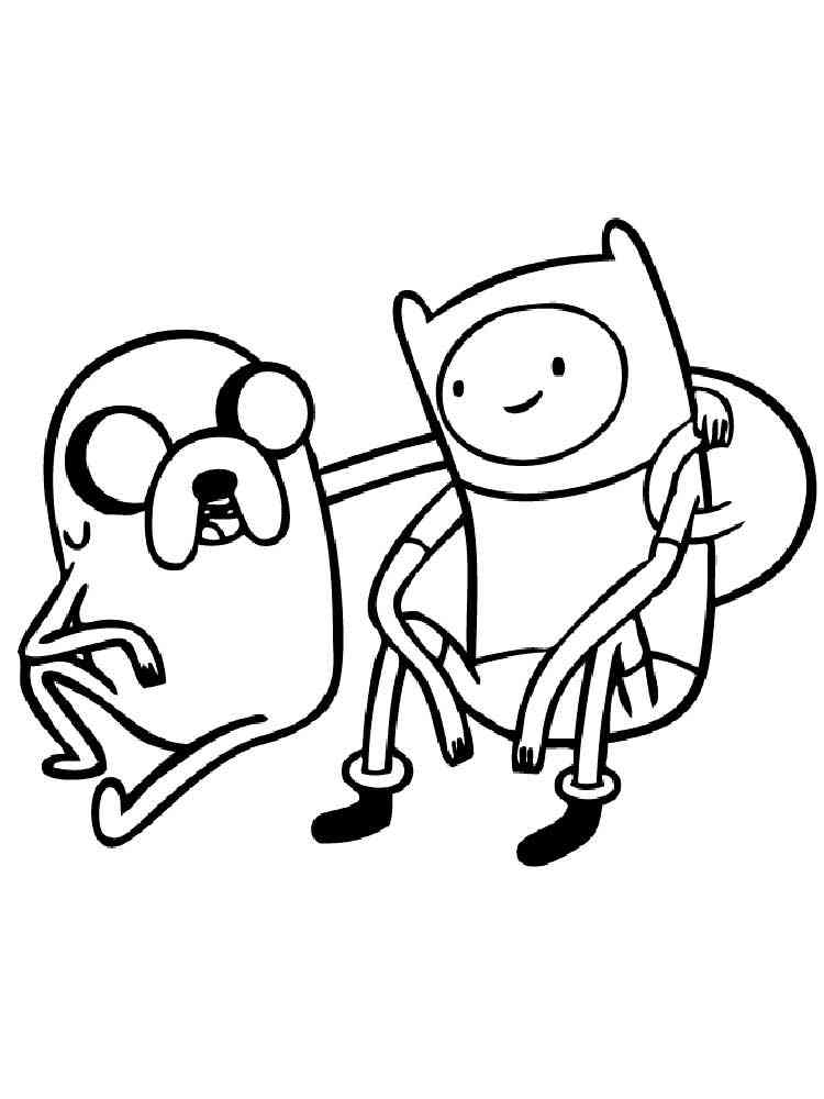 Finn & Jake 7 coloring page