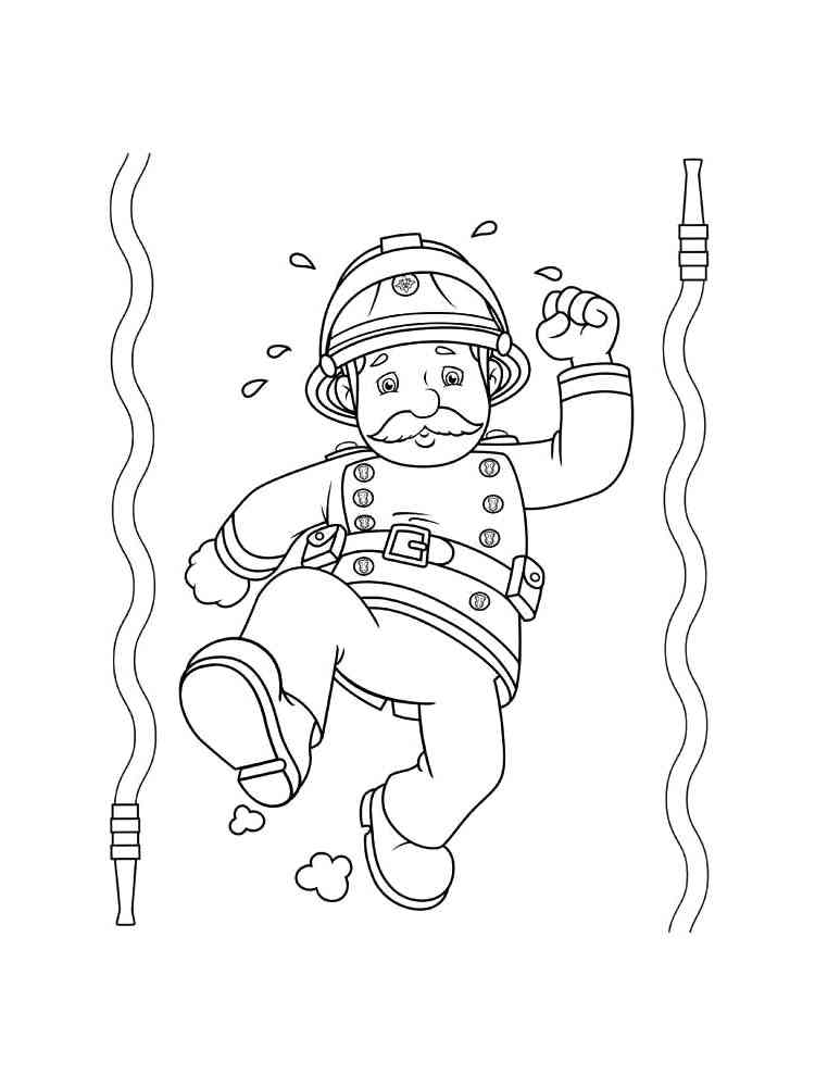 Fireman Sam 6 coloring page