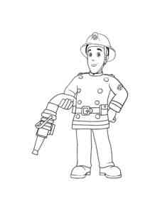 Fireman Sam 7 coloring page