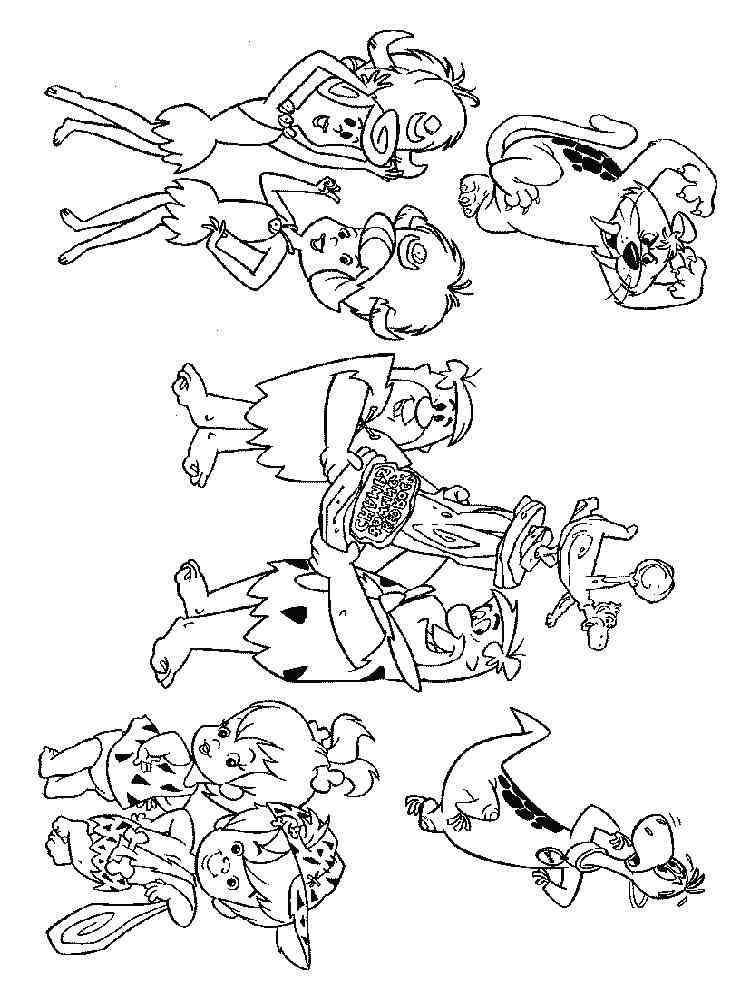 Flintstones 7 coloring page