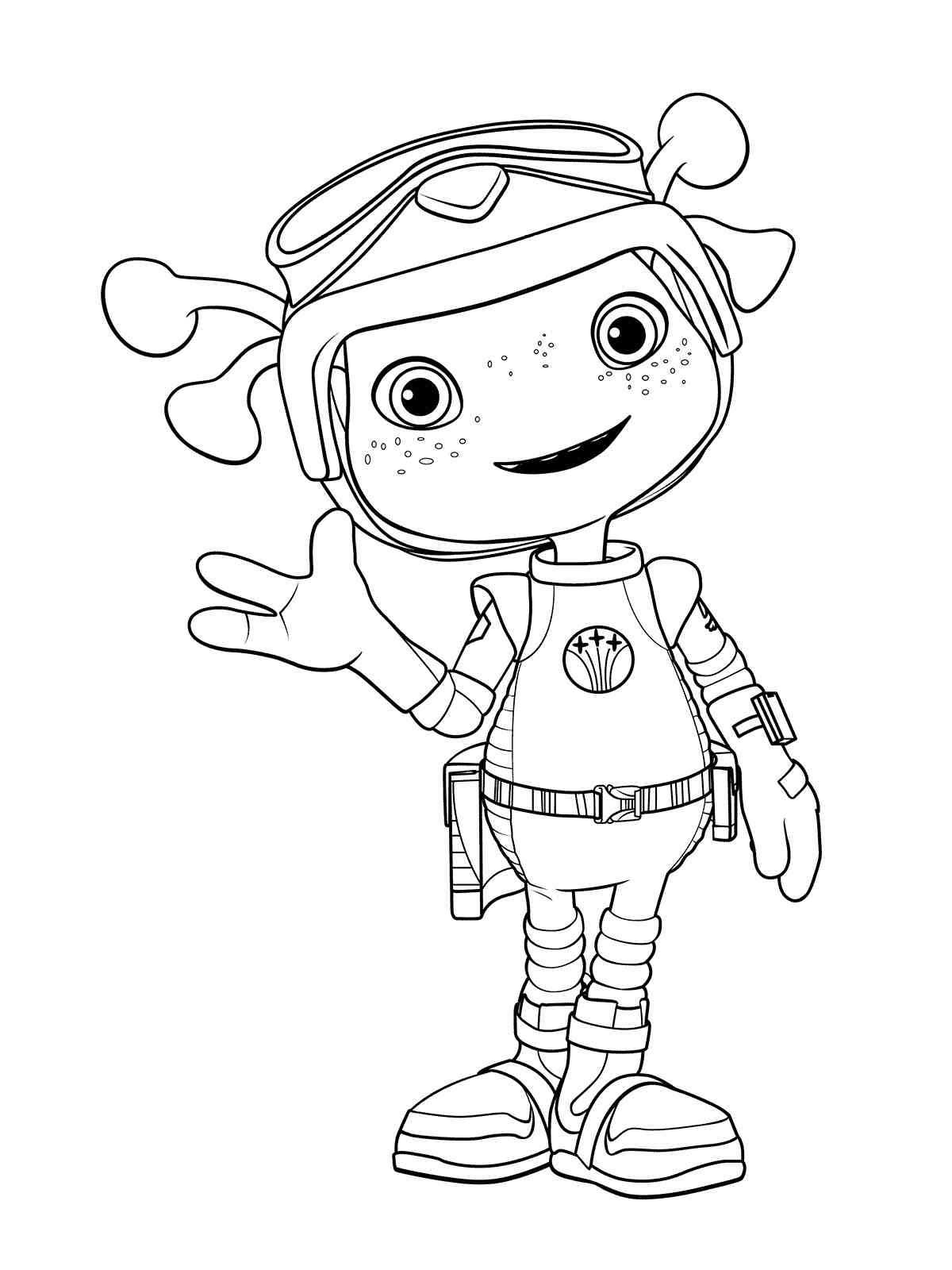 Floogals 1 coloring page