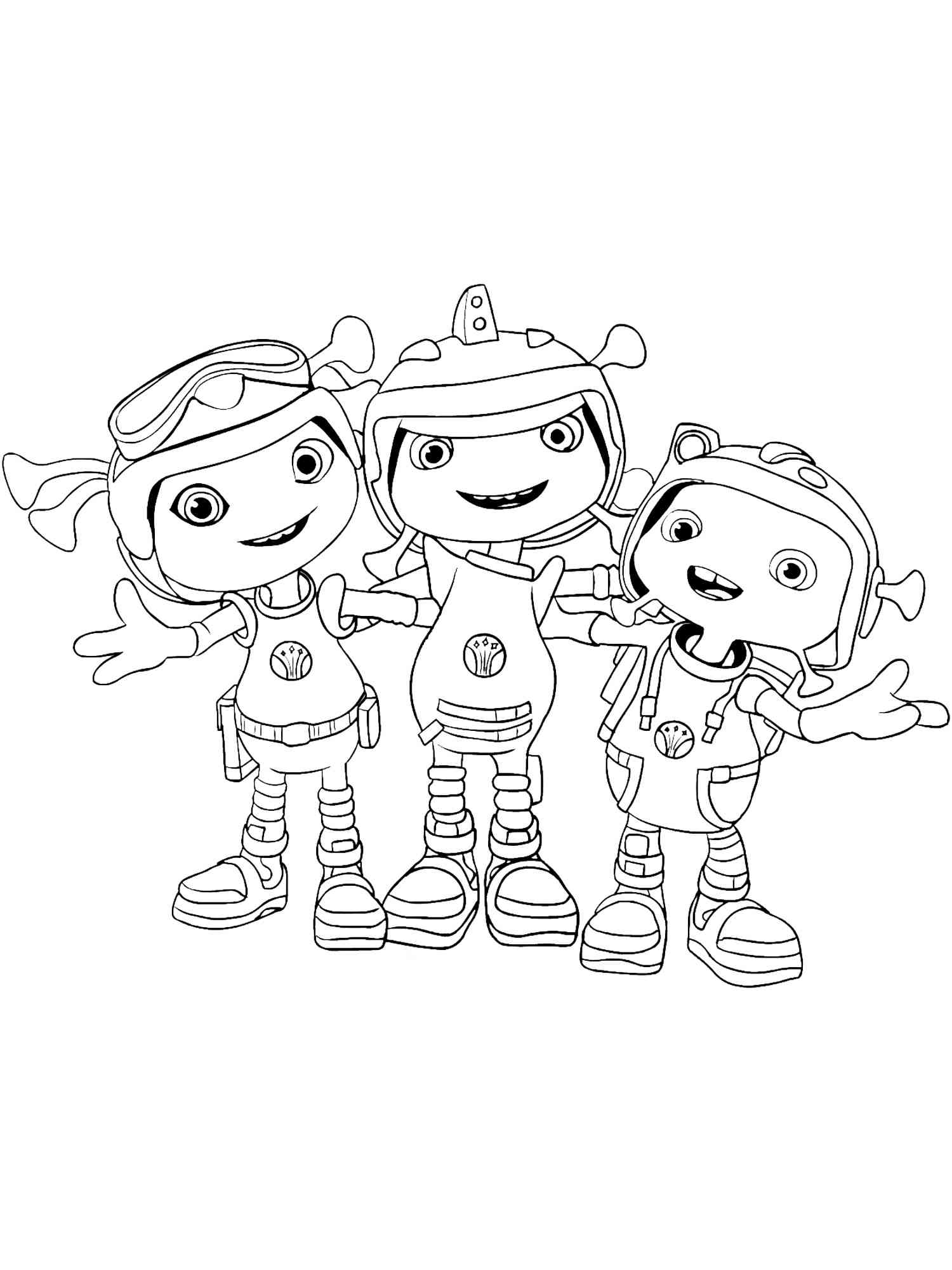 Floogals 7 coloring page
