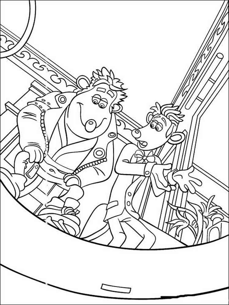 Flushed Away 2 coloring page